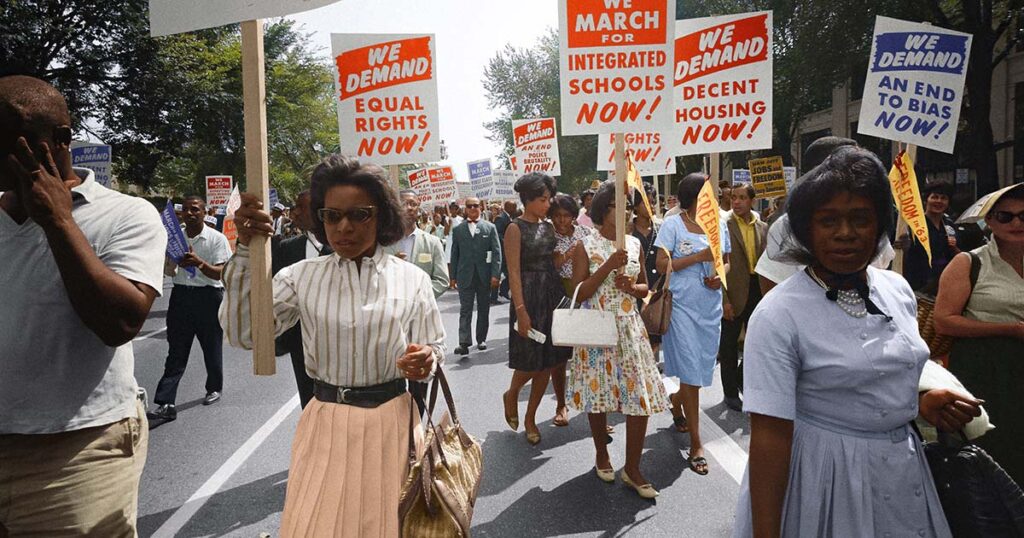 Social justice march in Washington | Library of Congress